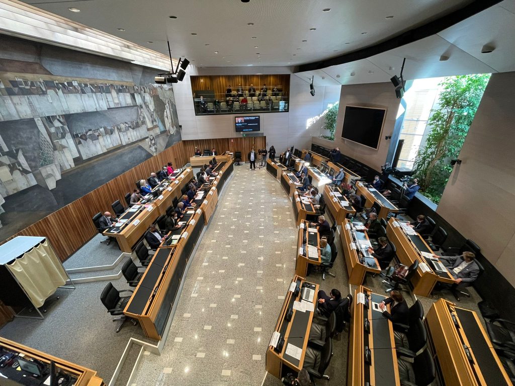 Sala consiglio provinciale Bolzano